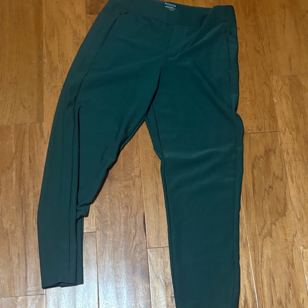 Athleta Stellar Trousers in Forest Green - Picture 2 of 3